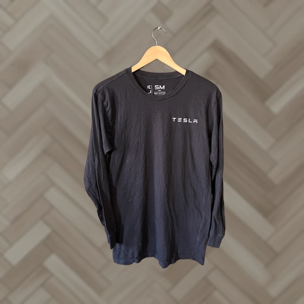Vintage Tesla Mens Black Long Sleeve T-Shirt Small Size US S / EU 44-46 / 1 - 1 Thumbnail