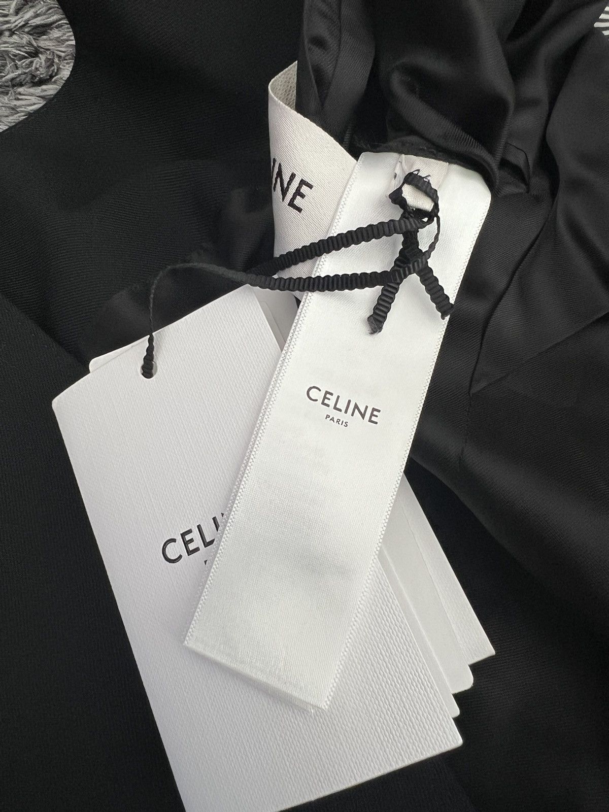 Celine × Hedi Slimane Classic 2 Buttons Gabardine Wool Jacket sz52 Size 48S - 7 Thumbnail