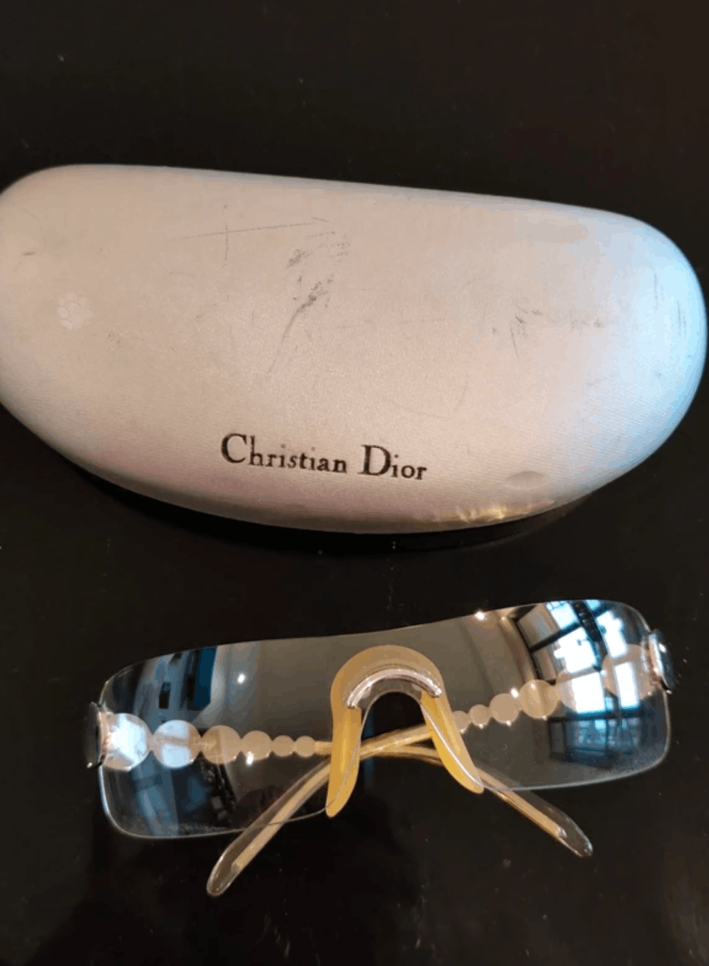 Dior DIOR Sunglasses Millenium Wrap Shield Mask Ski Galliano Size ONE SIZE - 2 Thumbnail