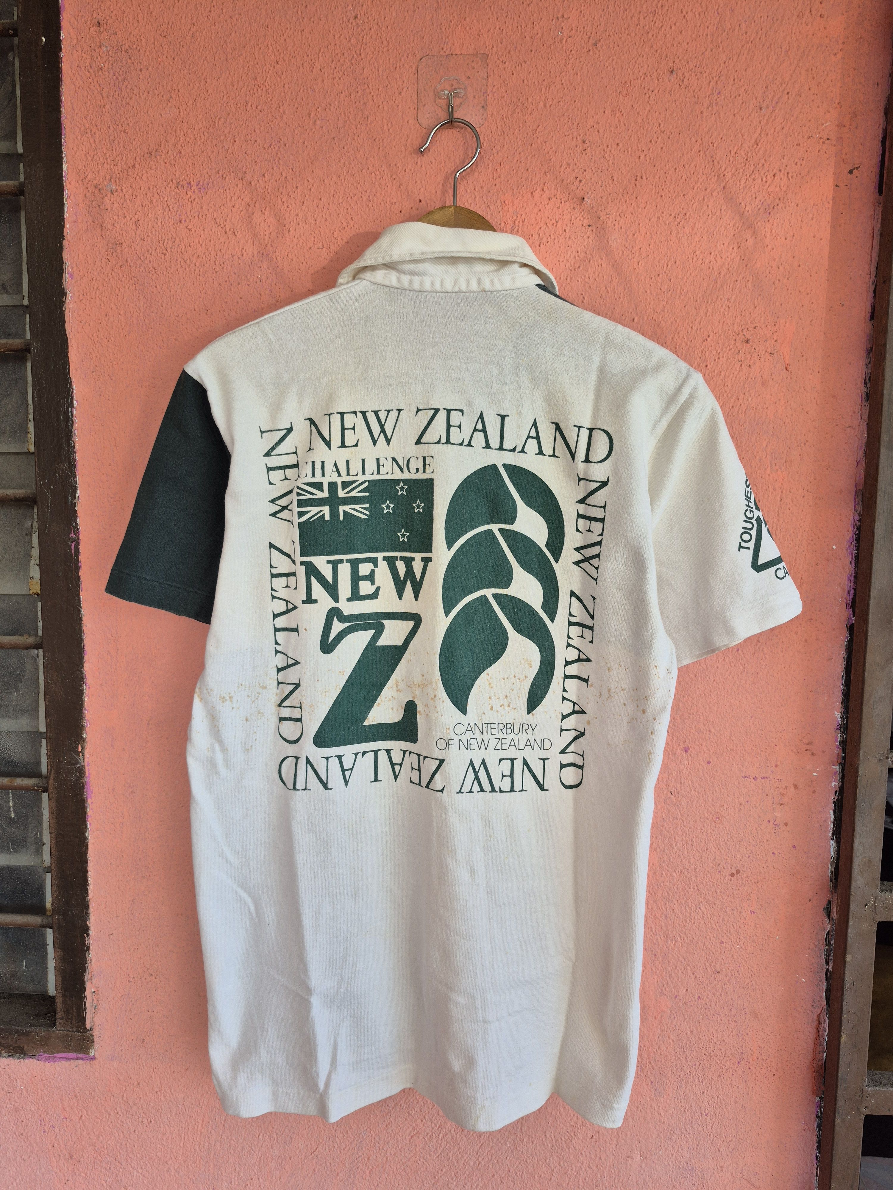 Canterbury of New Zealand 🔥 Vintage Canterbury New Zealand Rugby Polo Tee Size US M / EU 48-50 / 2 - 7 Thumbnail