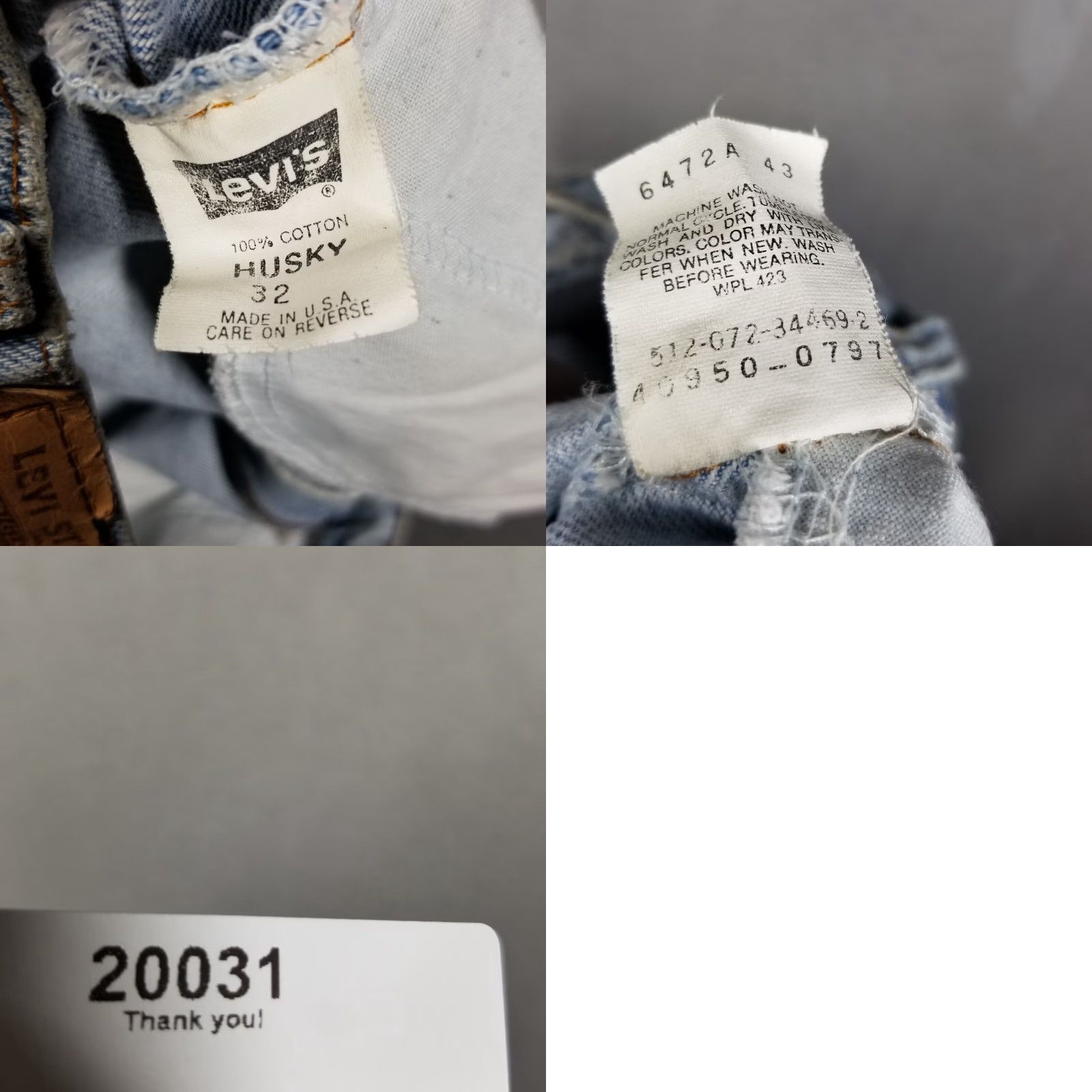 Levi's VINTAGE Levi's Jeans Men's Regular Fit 30 Waist Dark Denim 500 Series Retro Straight Pockets USA Size US 30 / EU 46 - 8 Thumbnail