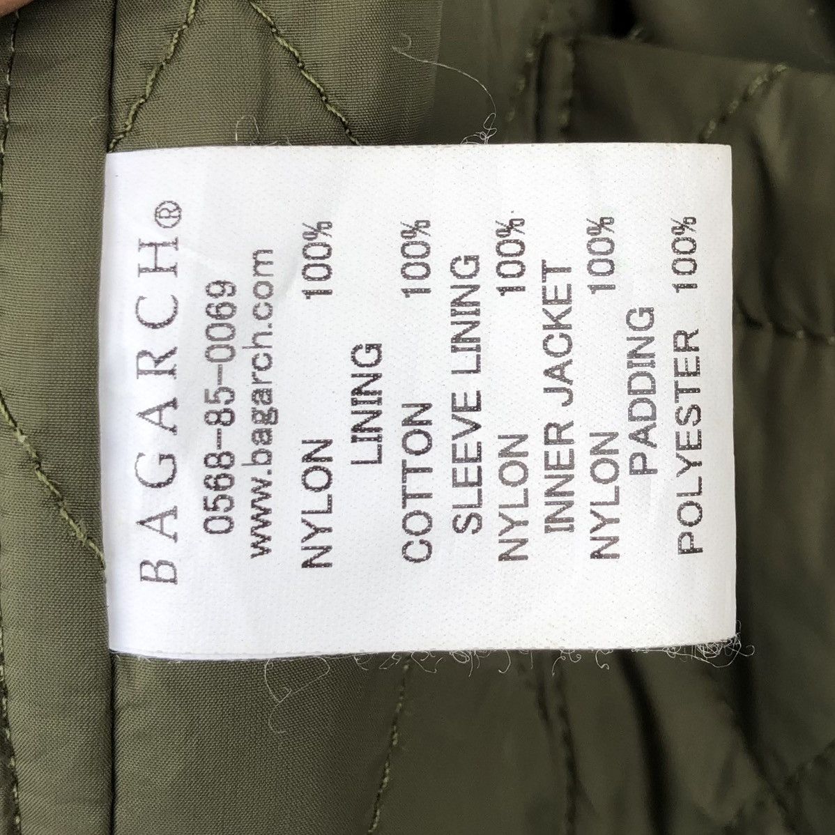Japanese Brand BAGARCH Mod Coat Olive Military Coat Cross Big Logo Parka Size US XL / EU 56 / 4 - 21 Thumbnail