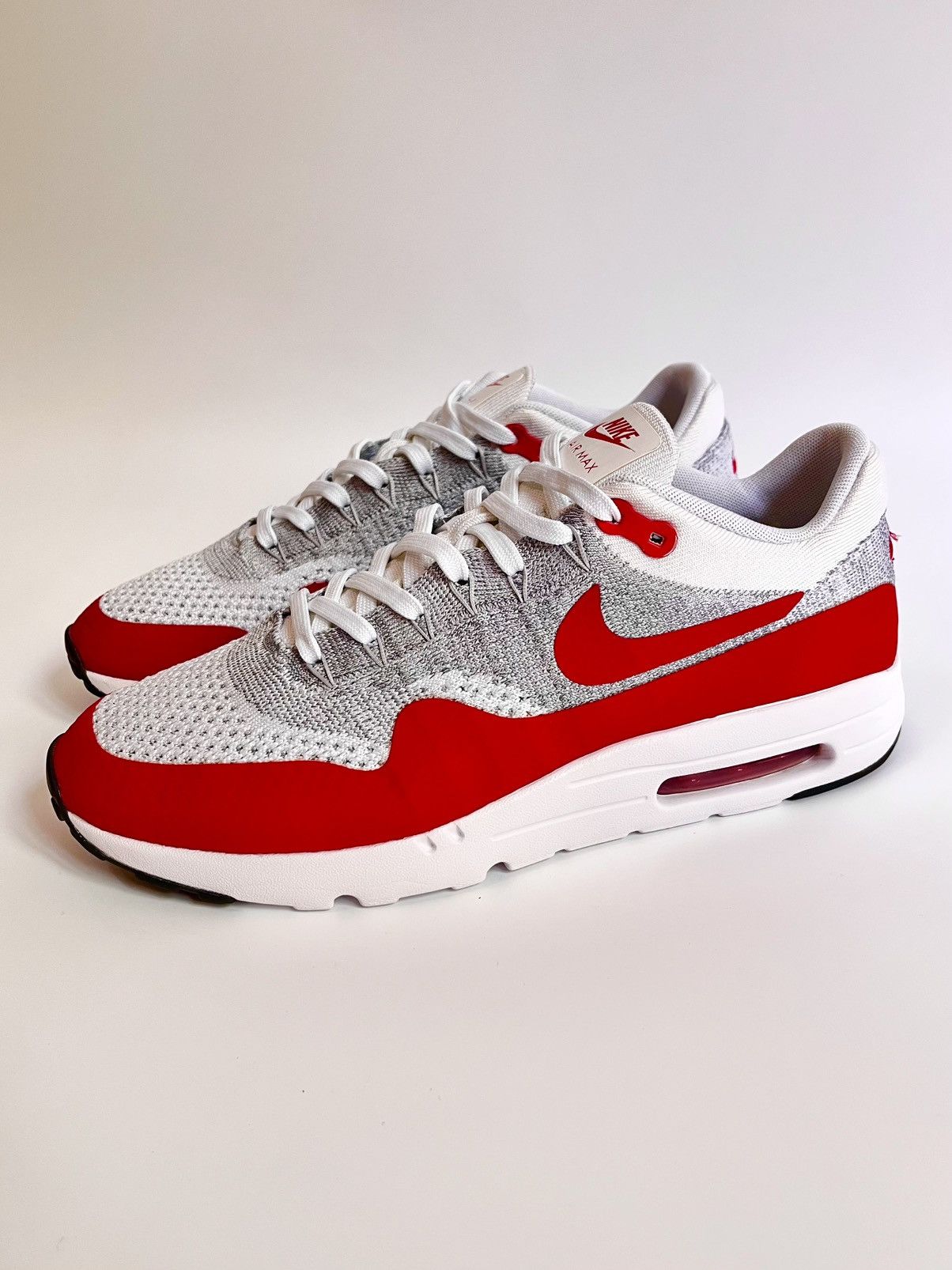 Nike Nike Air Max 1 OG Flyknit “University Red” Size US 10.5 / EU 43-44 - 2 Thumbnail