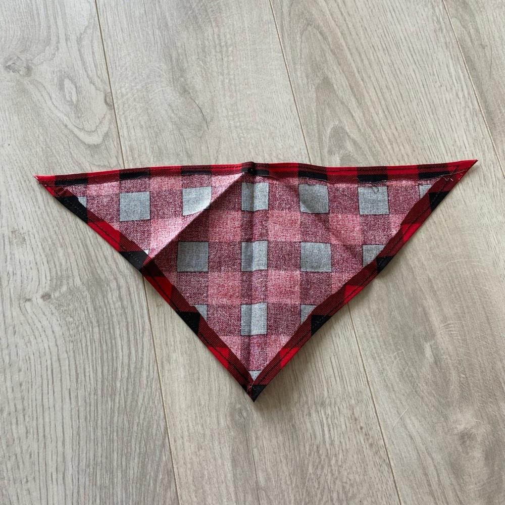 Designer Plaid Treat Dog Bandana Size ONE SIZE - 3 Thumbnail
