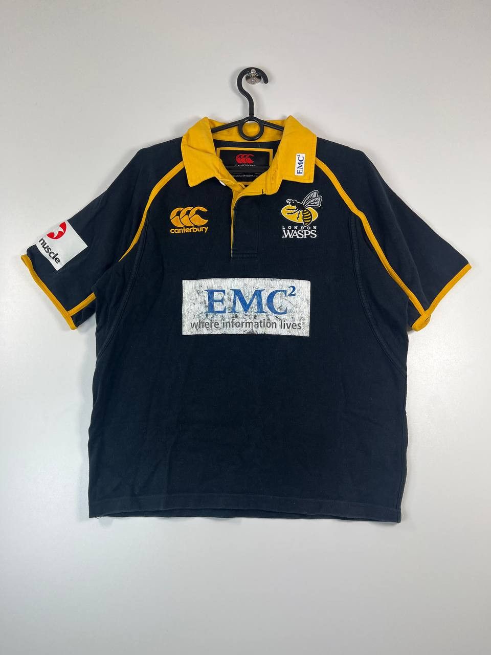 Canterbury of New Zealand Canterbury London Wasps Rugby Shirt EMC Sponsor Mens Size S Size US S / EU 44-46 / 1 - 1 Thumbnail