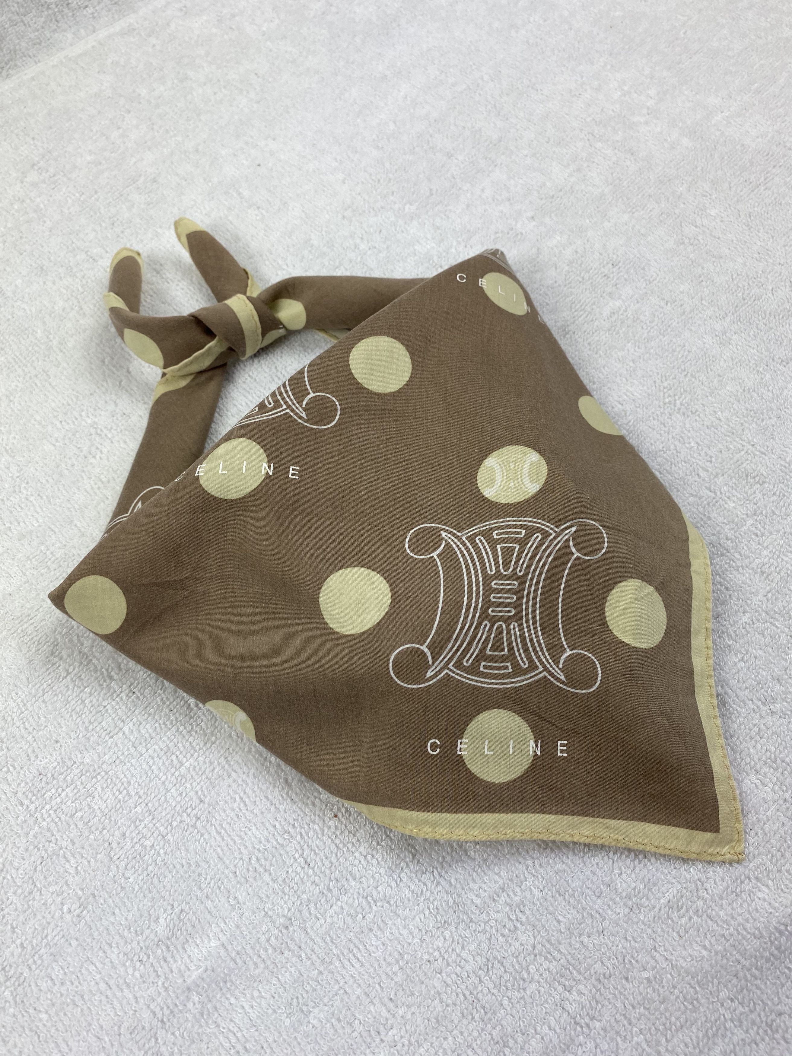 Celine Celine Luxury Bandana / Handkerchief / Neckerchief Size ONE SIZE - 1 Thumbnail