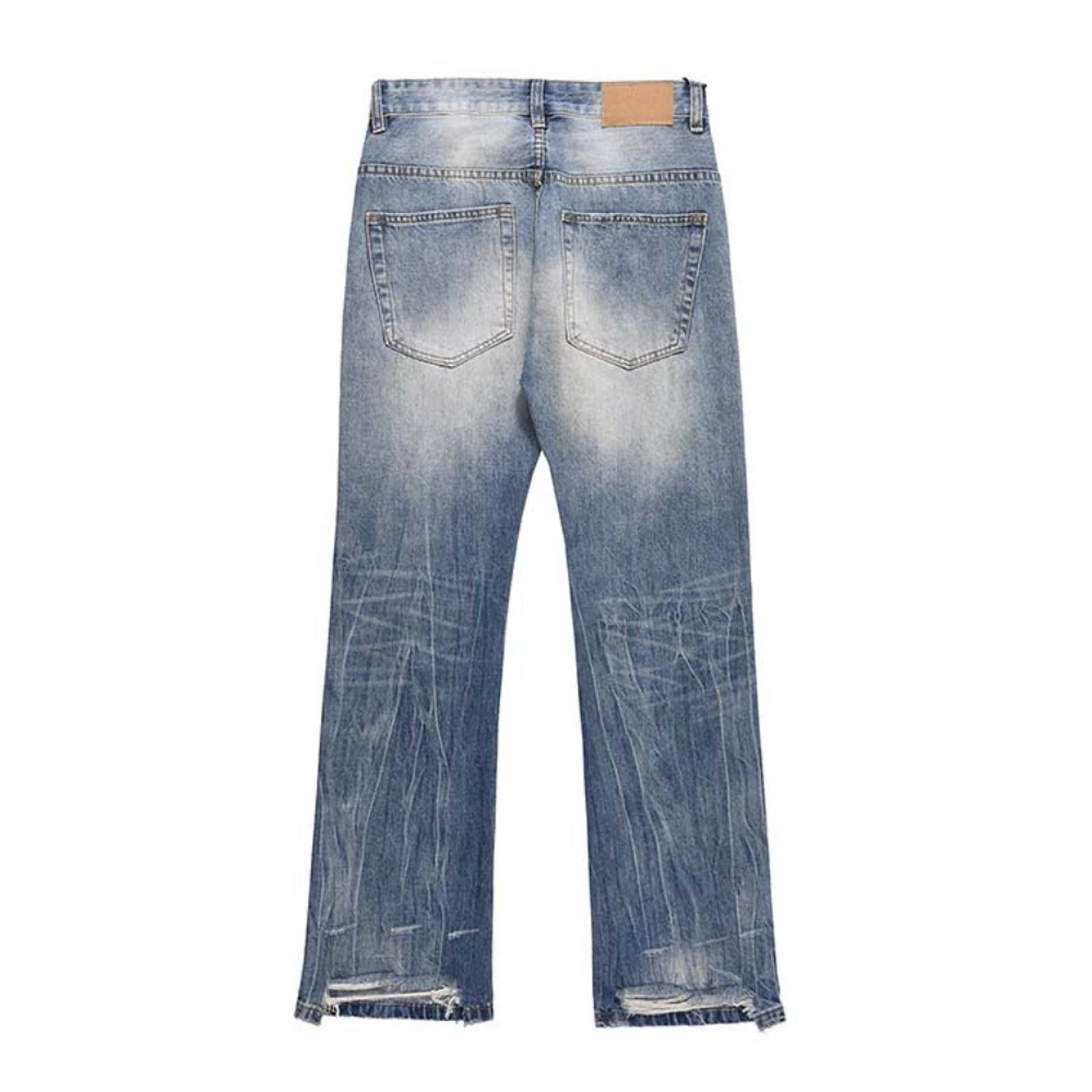 Vintage Distressed Stacked Denim Jeans Size US 30 / EU 46 - 4 Thumbnail