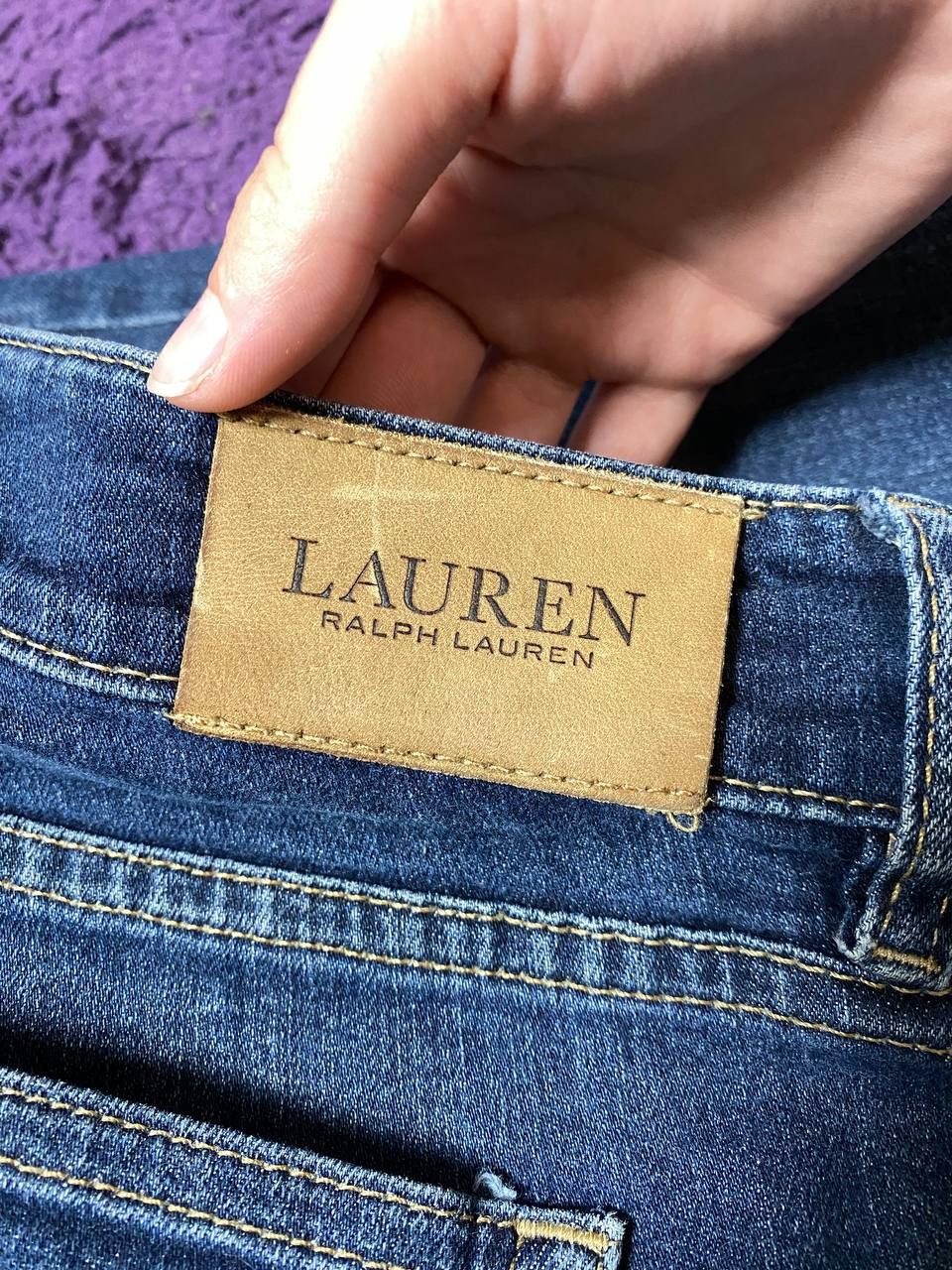Lauren Ralph Lauren Vintage Distressed Thrashed jeans Y2K Lauren Ralph Lauren Size 30" / US 8 / IT 44 - 4 Thumbnail