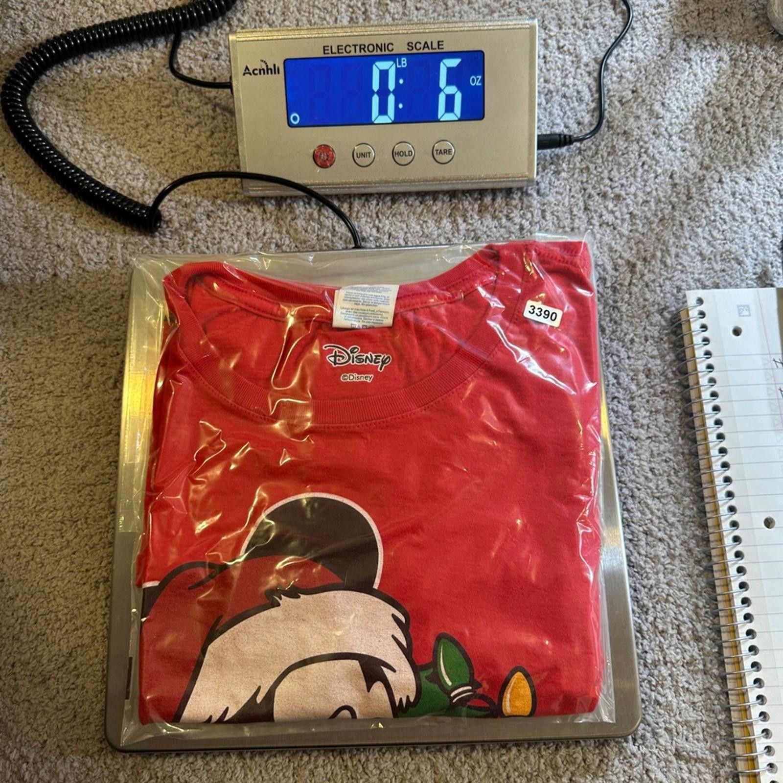 Disney Disney Mickey Mouse Christmas Lights Red T Shirt Women XXL Size XXL / US 16-18 / IT 52-54 - 7 Thumbnail