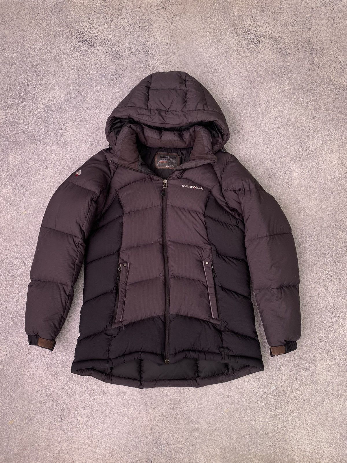 Montbell × Vintage Vintage Montbell Puffer Bordeaux Jacket Size US M / EU 48-50 / 2 - 3 Thumbnail