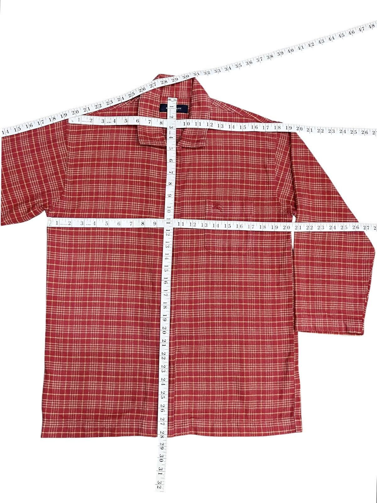 Burberry RARE Vintage Burberry Red Nova Check Japan Cotton Pajama Set Size US S / EU 44-46 / 1 - 9 Thumbnail