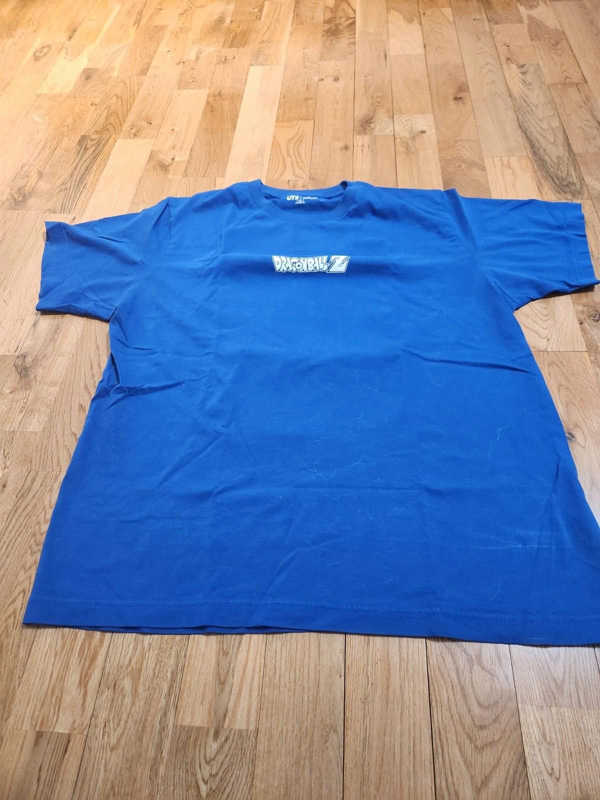 Uniqlo Dragon Ball Z Uniqlo Goku & Vegeta Shirt Blue Men's XL Size US XL / EU 56 / 4 - 1 Thumbnail