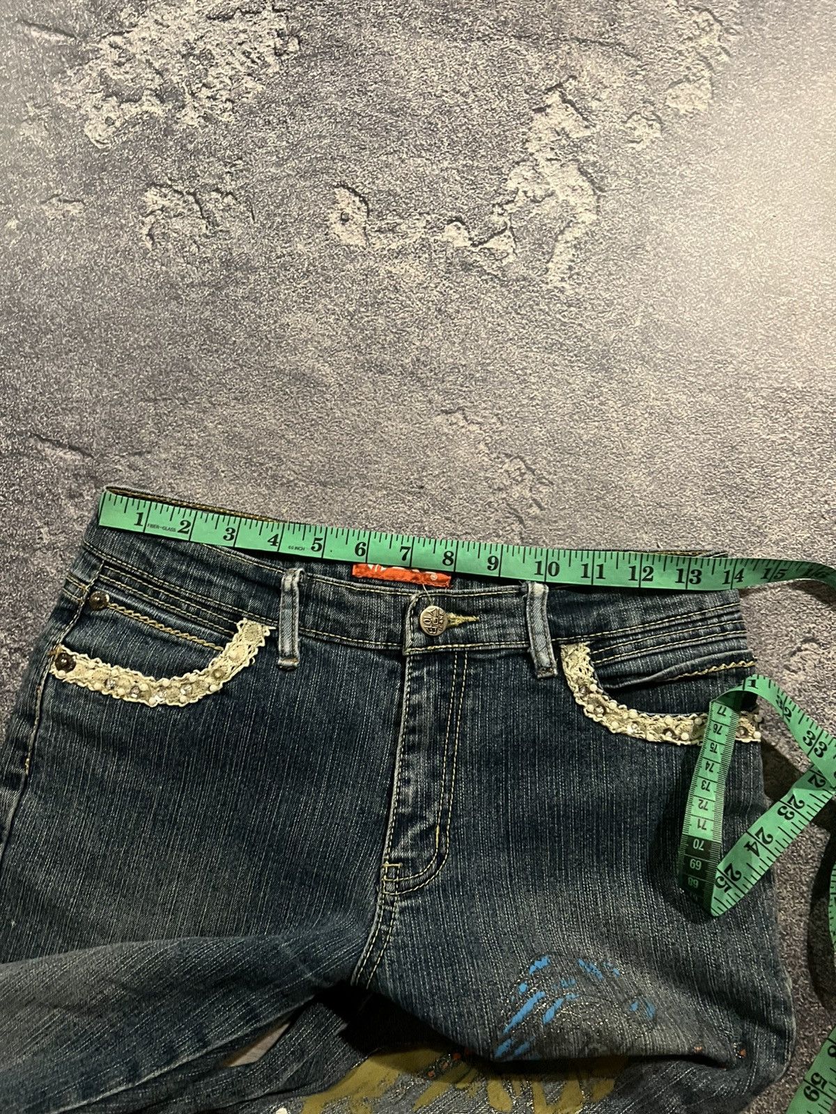 Vintage Distressed Flared Glamour Jeans / Archive Number Nine Style Size US 28 / EU 44 - 10 Thumbnail