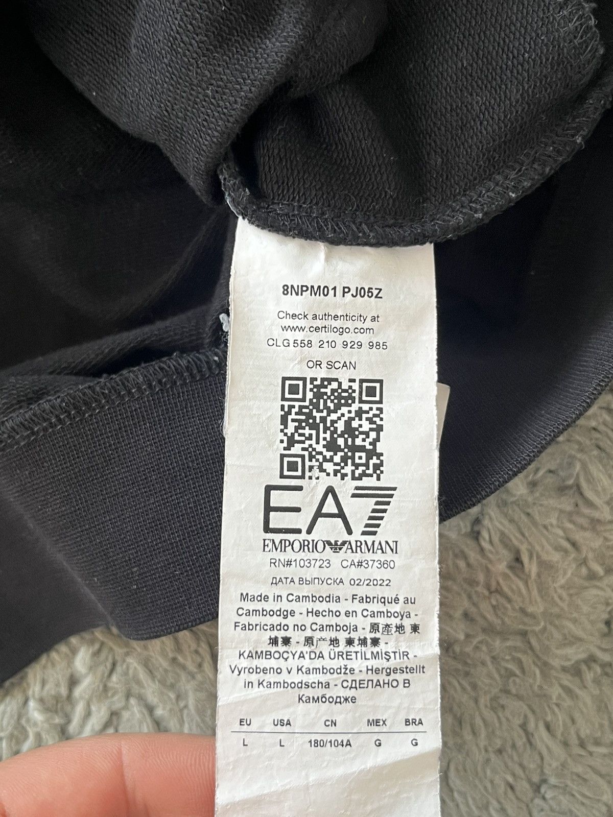 Emporio Armani Vintage Zip Emporio Armani BMW M2 CS Big Logo Y2K Style Size US L / EU 52-54 / 3 - 10 Thumbnail