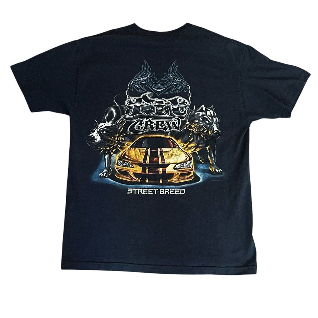 Vintage VINTAGE Y2K Pit Crew Street Breed T Shirt Size US L / EU 52-54 / 3 - 1 Thumbnail