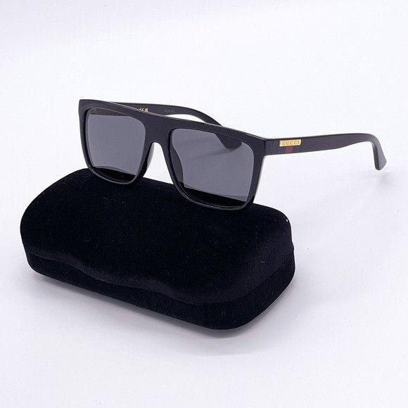 NEW GUCCI MEN BLACK SUNGLASSES GUCCI GG0748S 001