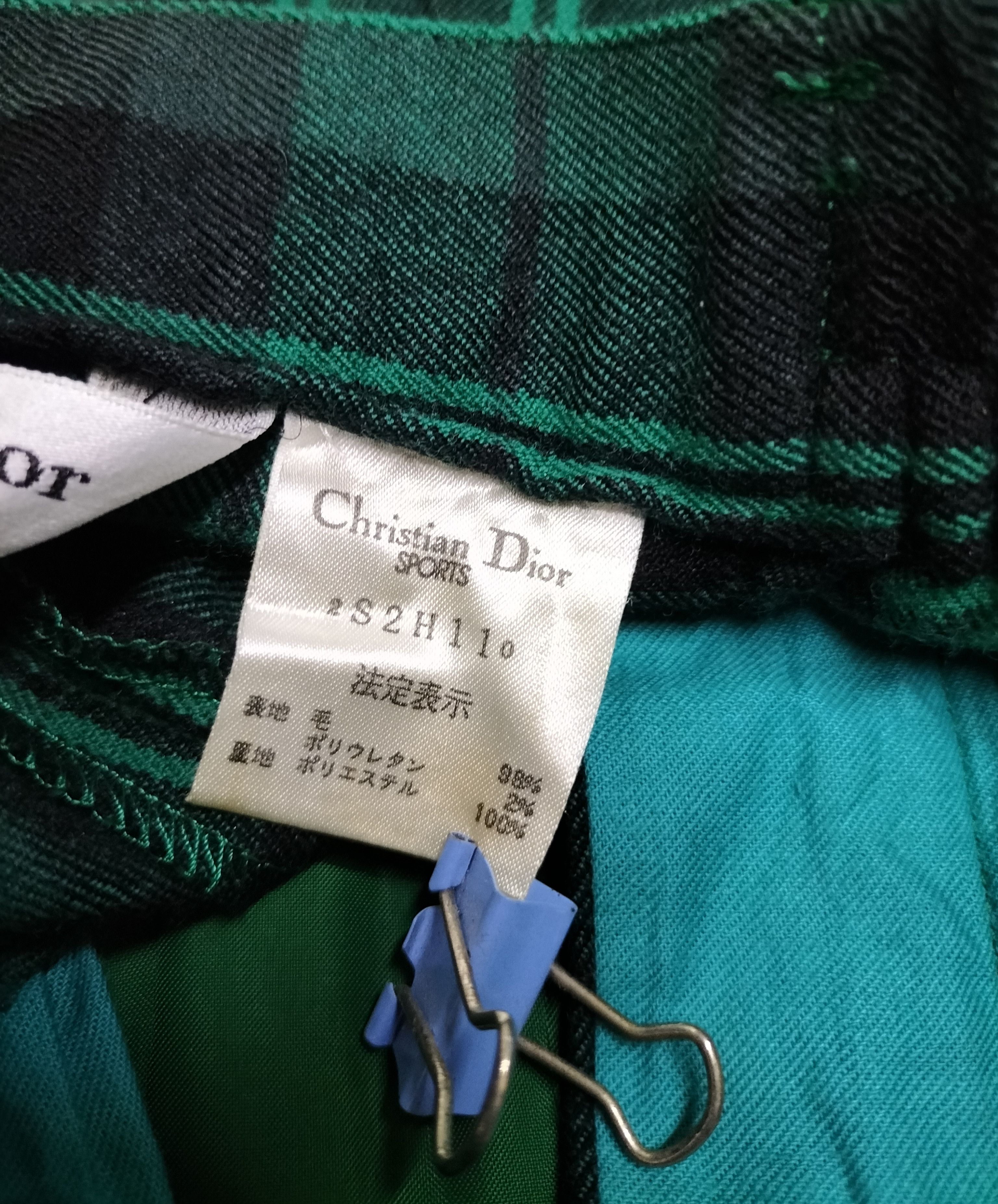 Christian Dior Monsieur Vintage Christian Dior plaid shorts Size 24" / US 00 / IT 34 - 8 Thumbnail