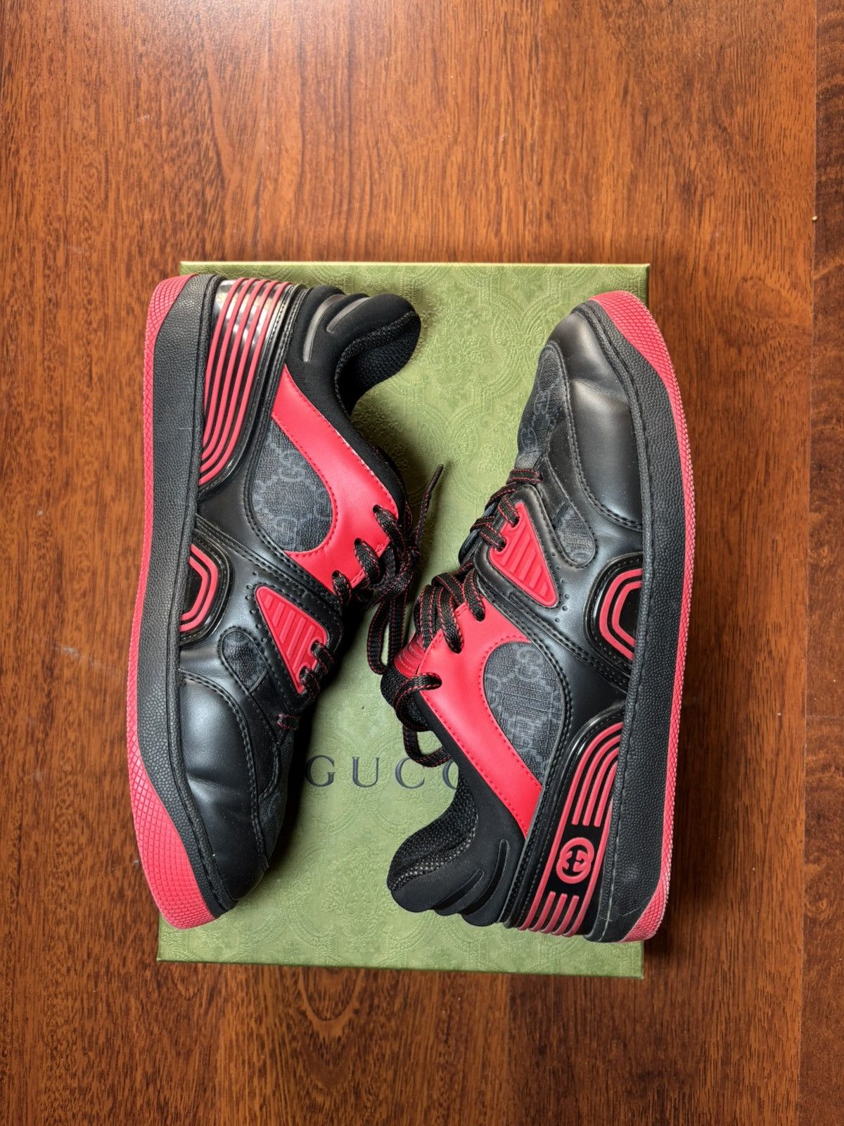 Gucci Gucci basket sneakers with monogram Size US 8 / EU 41 - 2 Thumbnail