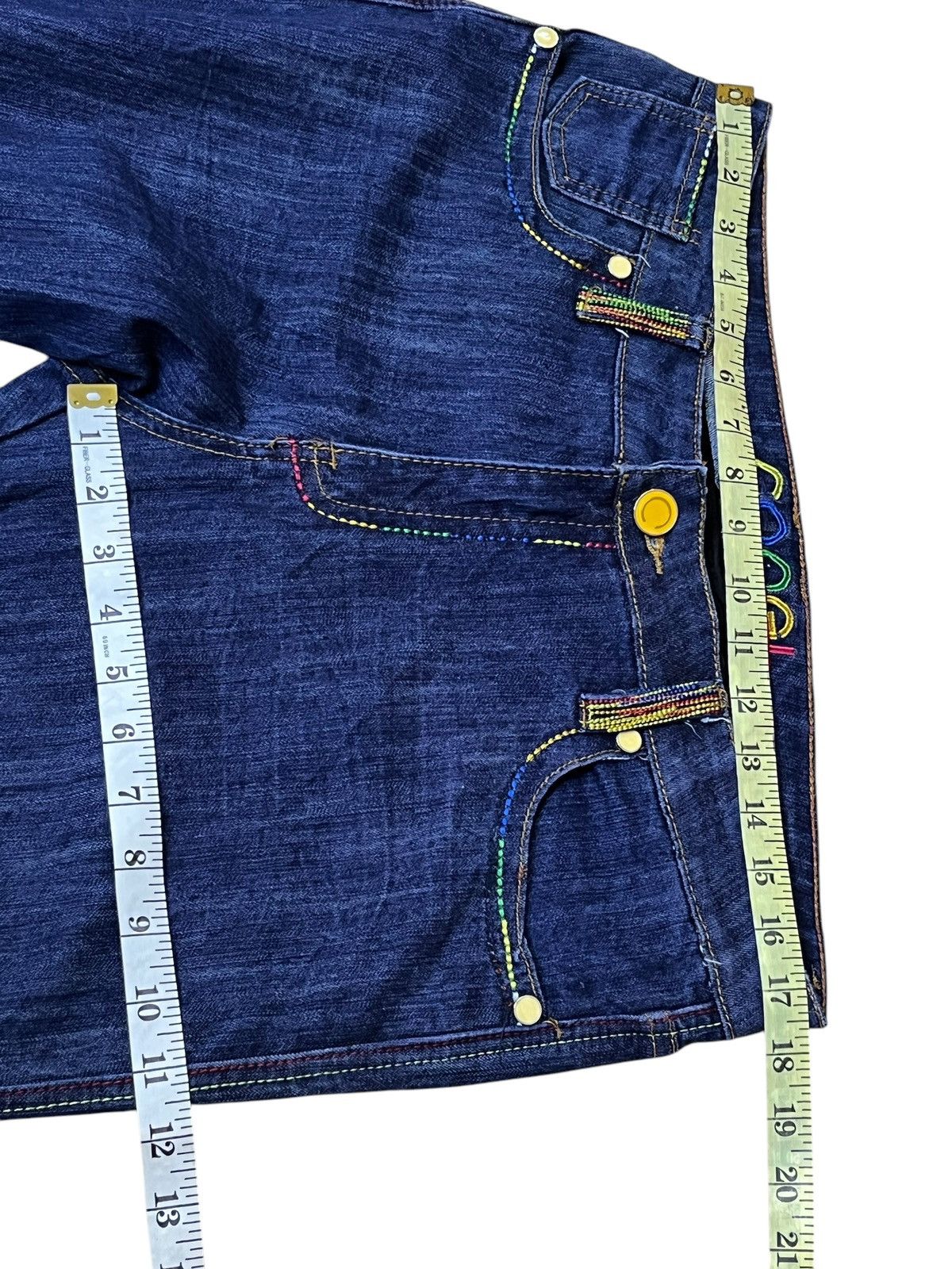 Coogi COOGI AUSTRALIA EMBROIDERY RASTA LOGO JEANS Size US 35 - 14 Thumbnail