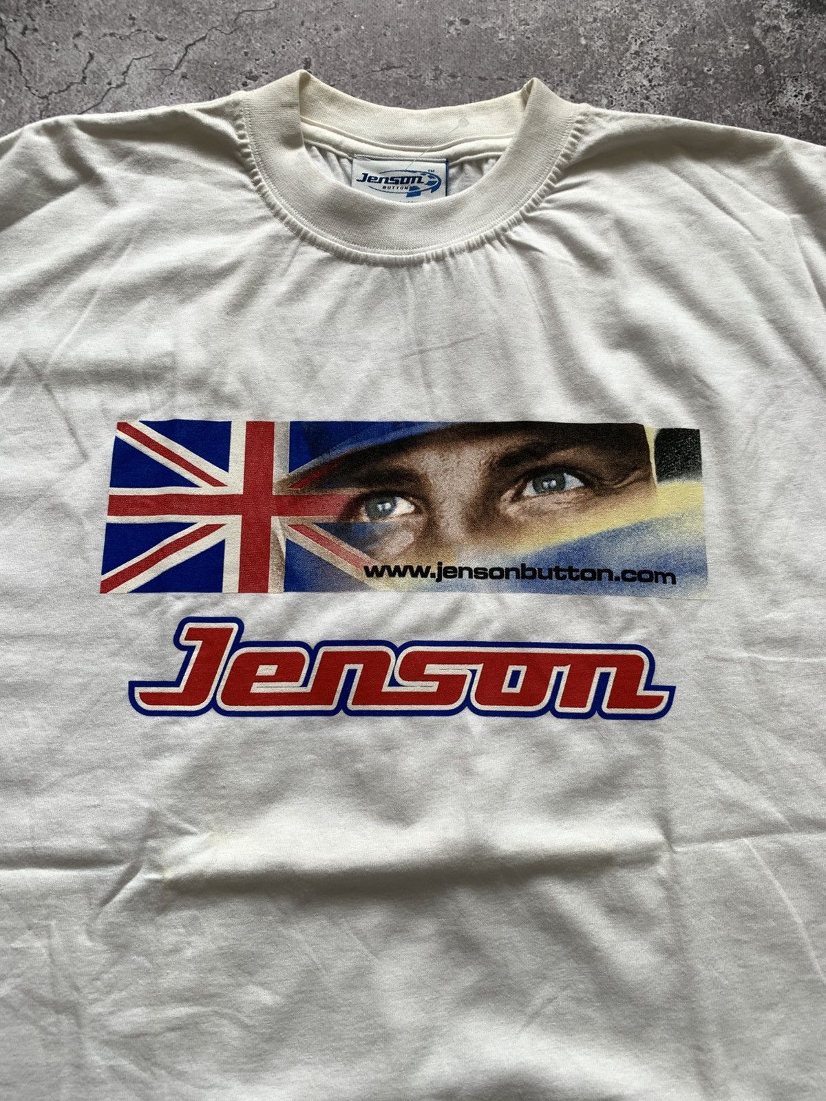 Vintage 🔥VINTAGE JENSON BUTTON FORMULA 1 00’s RACING PROMO T-SHIRT Size US M / EU 48-50 / 2 - 3 Thumbnail