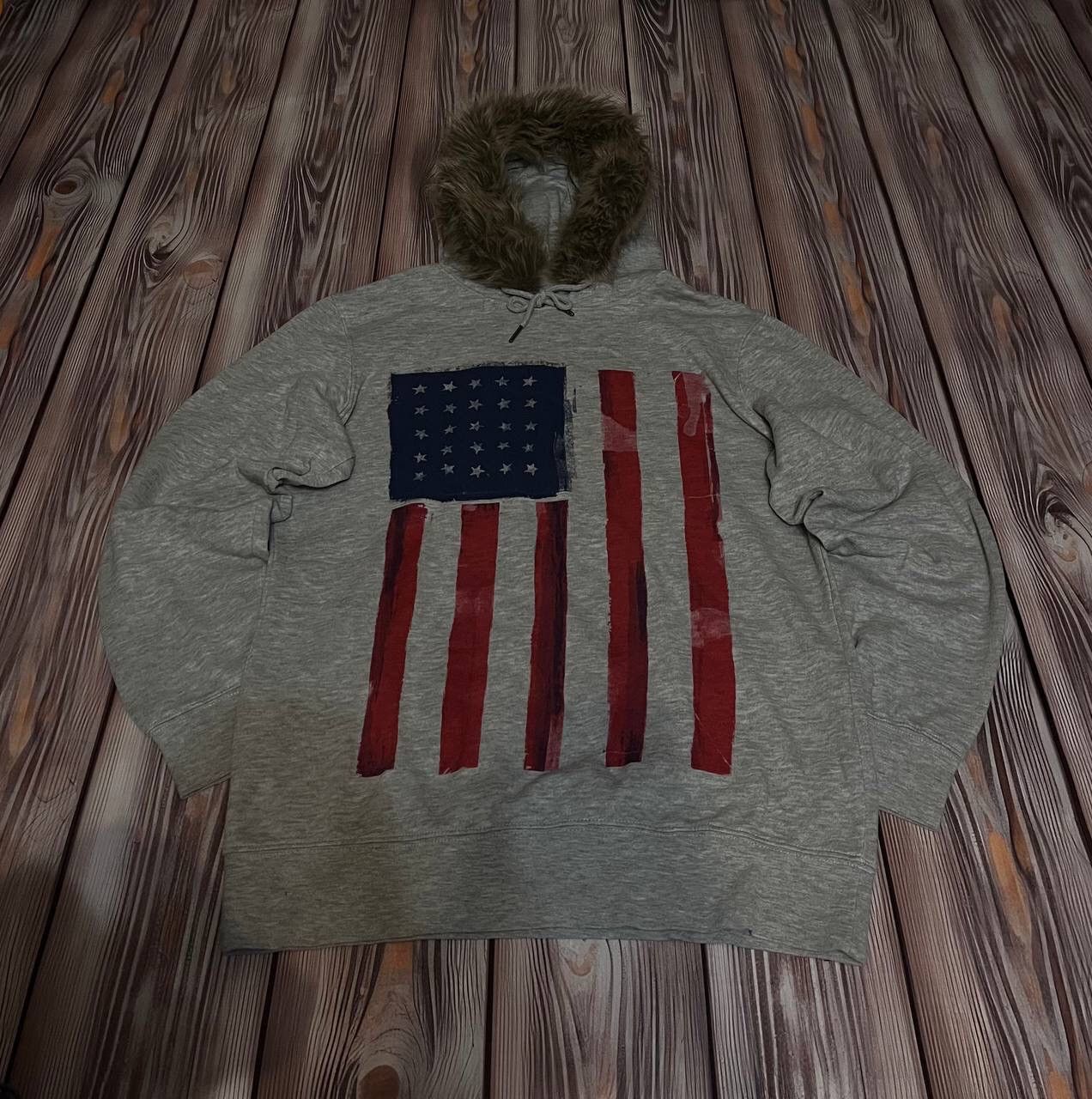 Pre-owned Hysteric Glamour X If Six Was Nine Vintage Ifsixwasnine Lgb Style Fur Hoodie Japanese Y2k In Grey