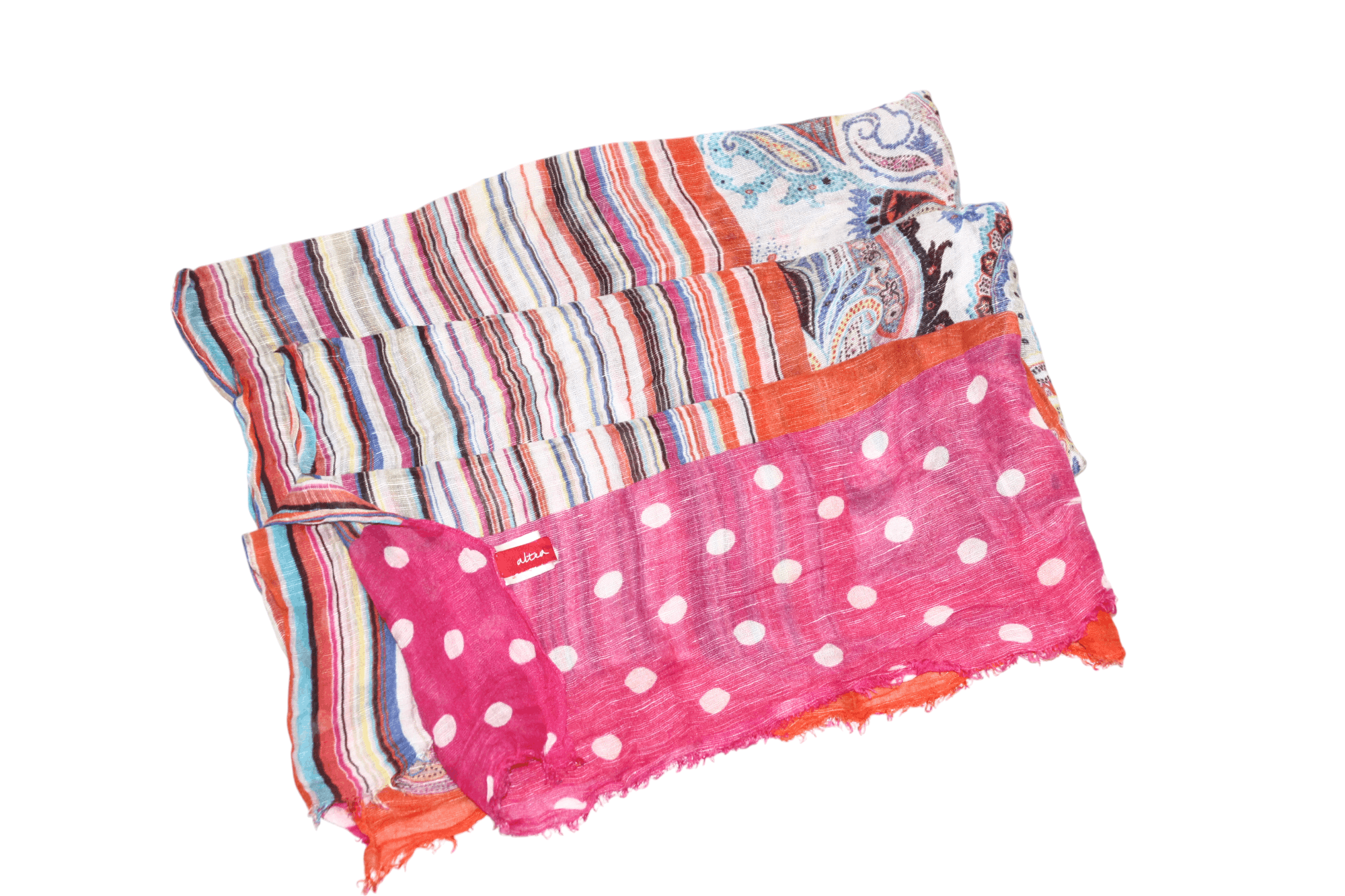 Altea Altea Baroque modal flax silk big scarf 168x85 cm Size ONE SIZE - 1 Thumbnail