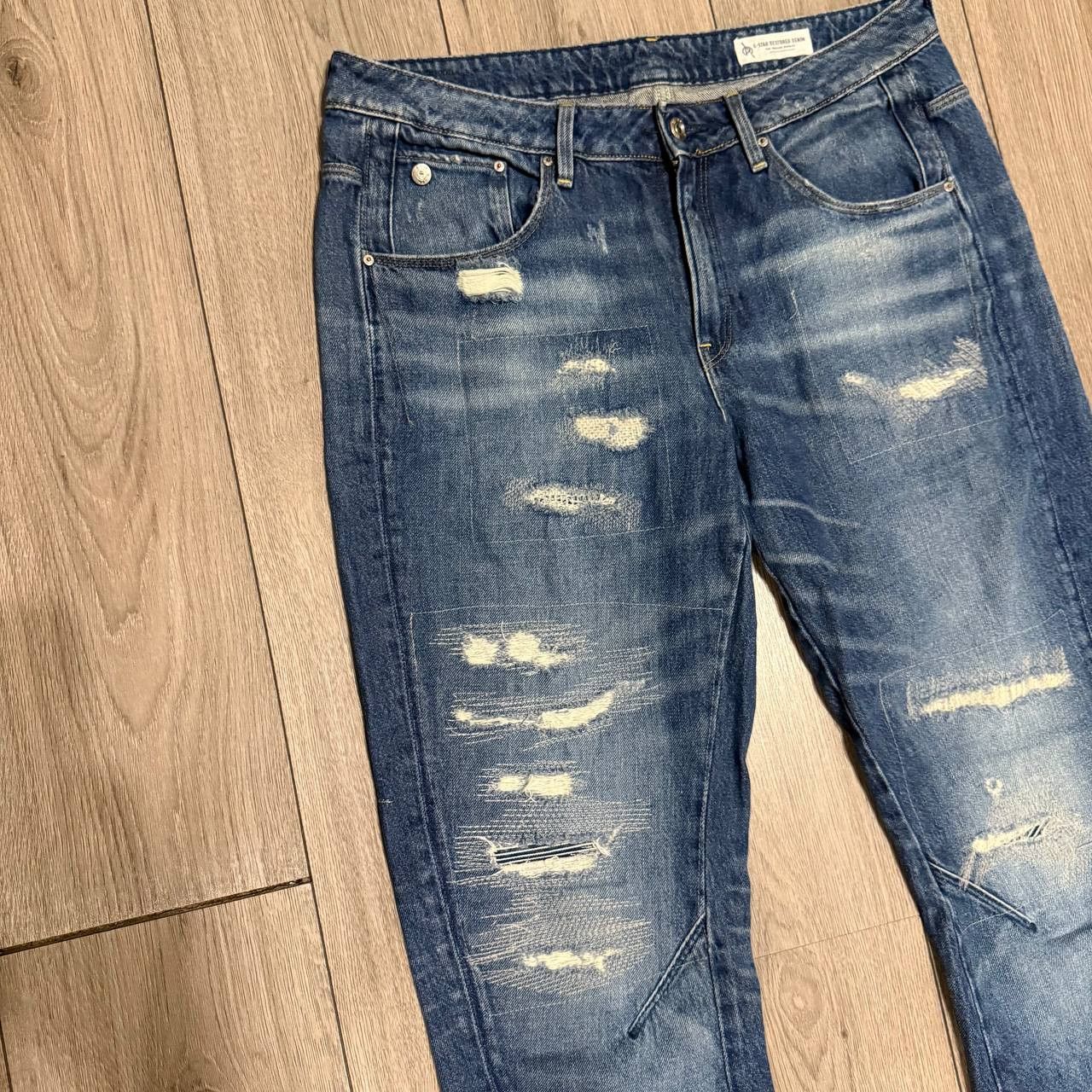 G-Star g-star raw arc 3d mid boyfriend jeans 31x34 blue Size US 31 - 2 Thumbnail