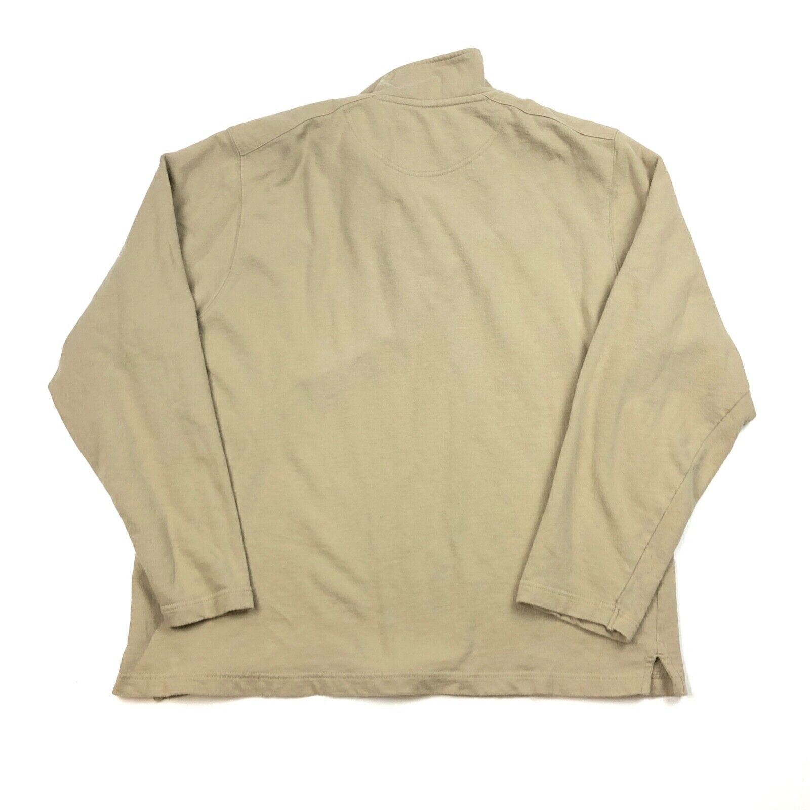Cherokee Cherokee Brand Brown Tan 1/4 Zip Pullover Sweater Size US L / EU 52-54 / 3 - 5 Thumbnail