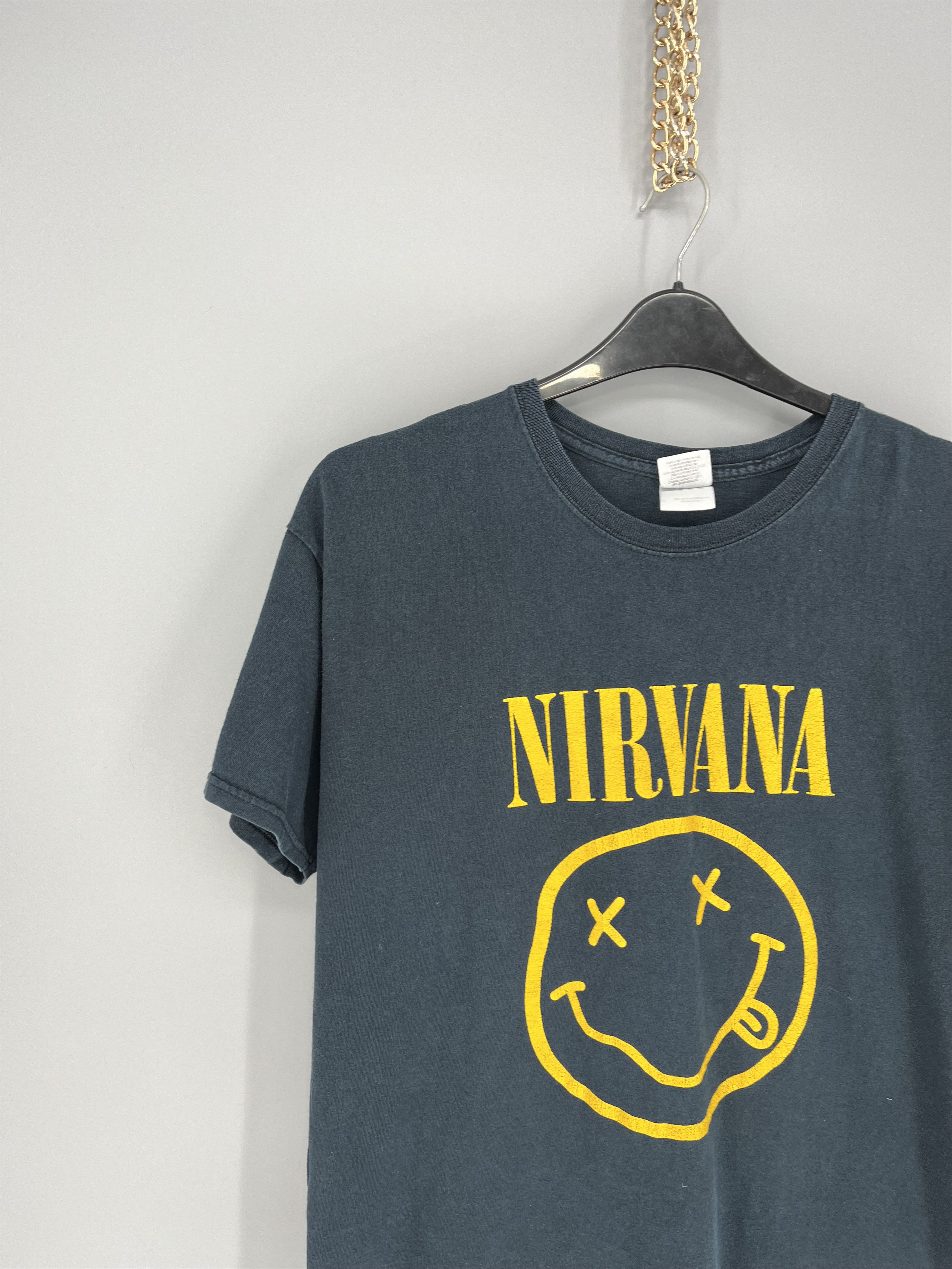 Band Tees Vinyage Y2K Nirvana Band Tee Black Size US L / EU 52-54 / 3 - 4 Thumbnail