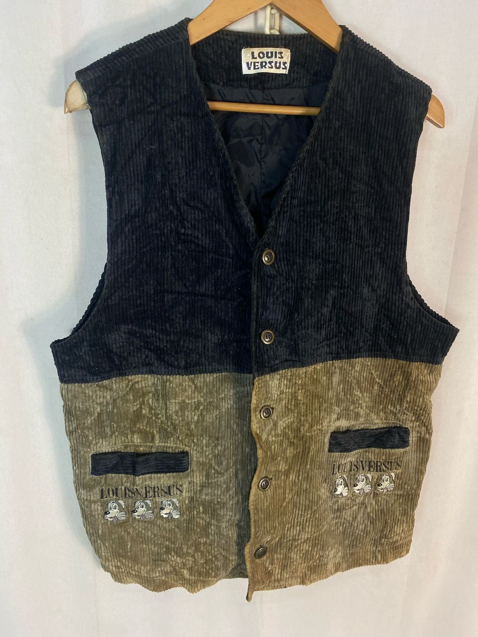 Japanese Brand × Vintage Louis versus cudroy embroidered logo vest Size US S / EU 44-46 / 1 - 3 Thumbnail