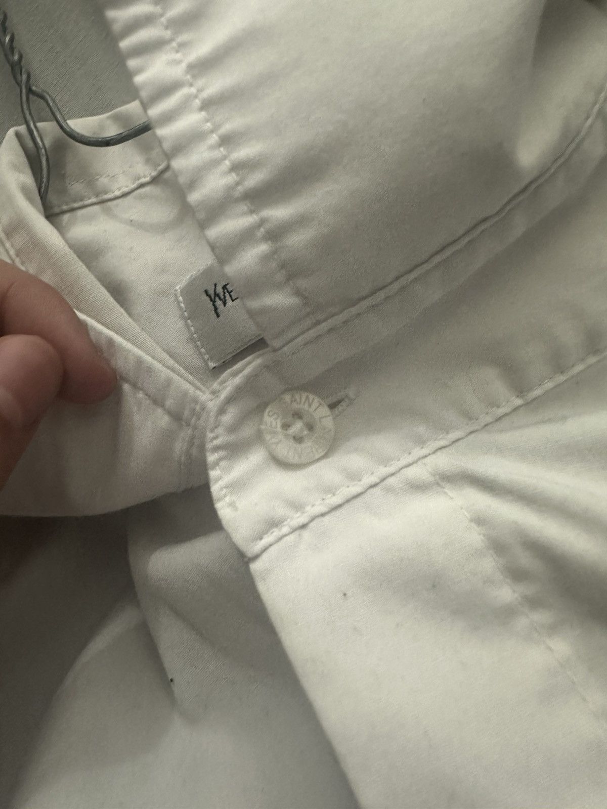 Yves Saint Laurent Yves saint laurent white button down shirt Size US M / EU 48-50 / 2 - 4 Thumbnail