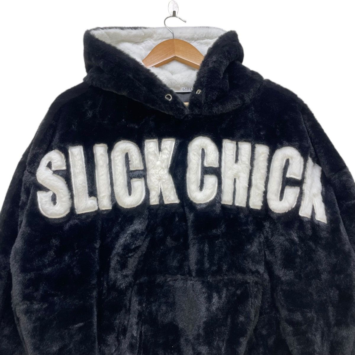 Japanese Brand Vintage Gyda Japanese Brand Hooded Spellout Jacket Size US M / EU 48-50 / 2 - 2 Thumbnail