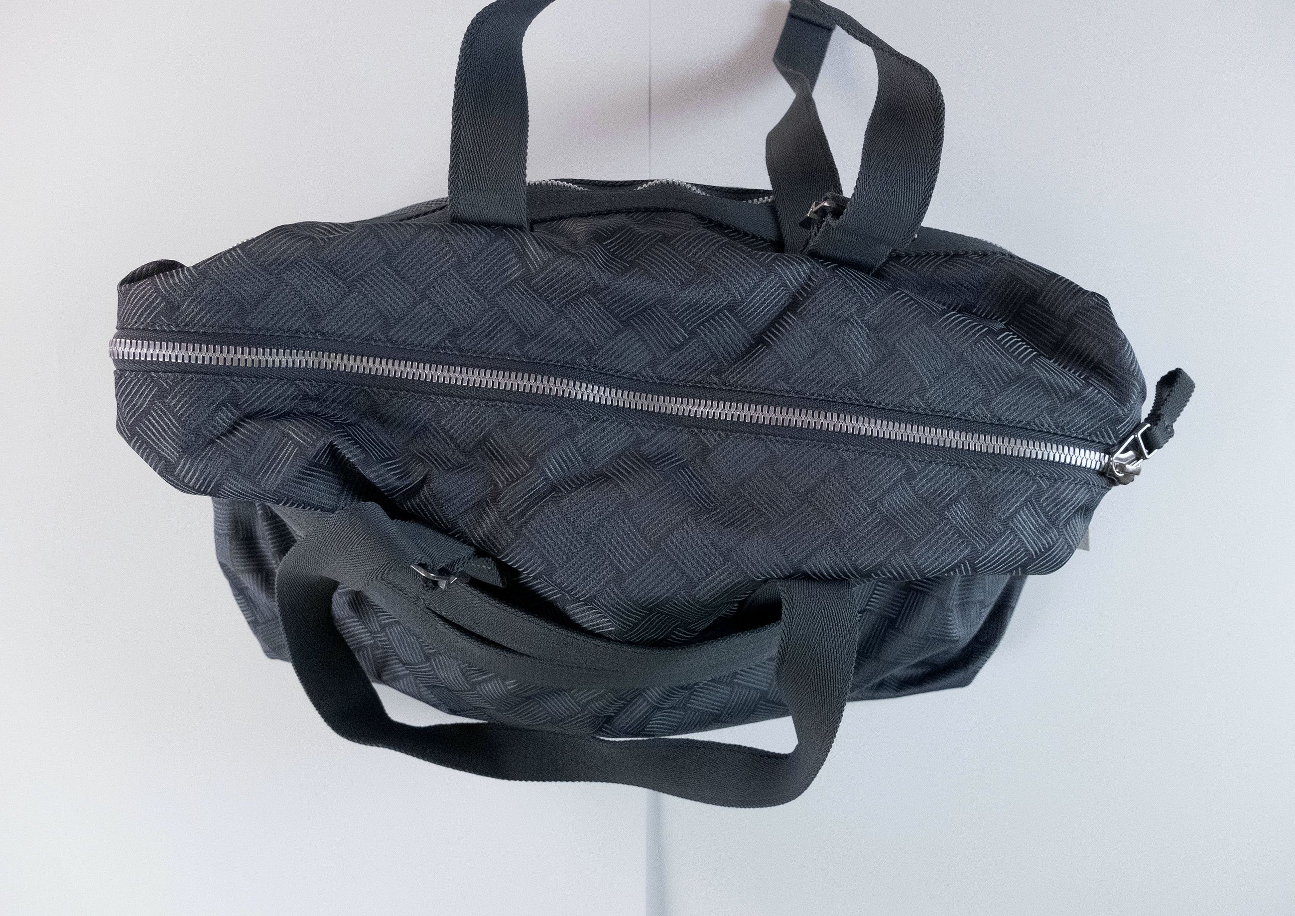Bottega Veneta BOTTEGA VENETA Alto gray intreciato pattern duffle bag Size ONE SIZE - 7 Thumbnail
