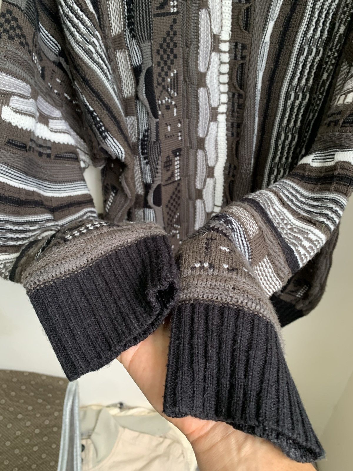 Coogi × Vintage Vintage 90s Wego Coogi Inspired 3D Knit Size US XL / EU 56 / 4 - 5 Thumbnail