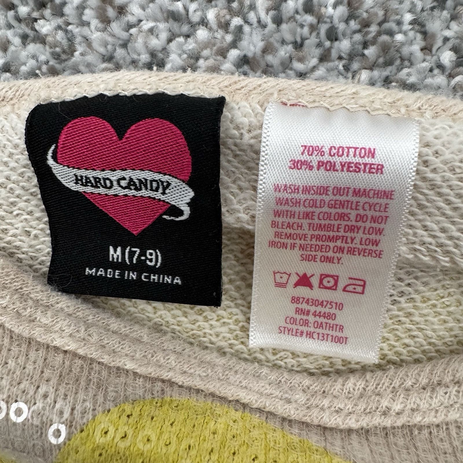 Other Y2K Vintage Cropped Top Women Medium Hearts Kawaii Coquette Size M / US 6-8 / IT 42-44 - 4 Thumbnail