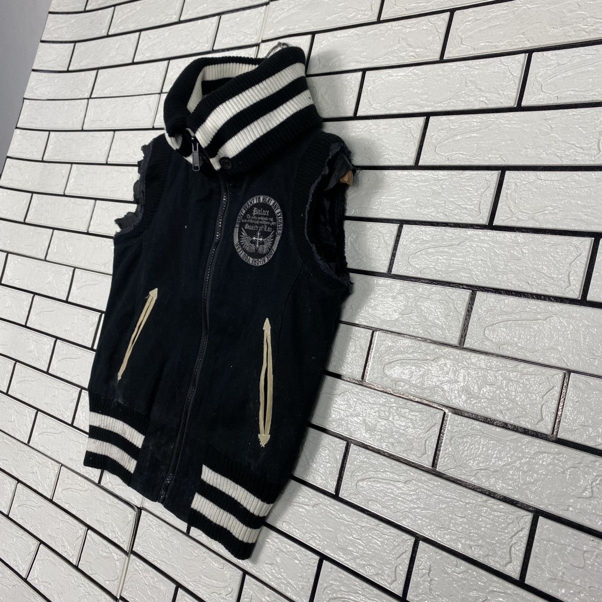 Japanese Brand 📌Vintage Wool Bomber Jacket Rush Hour Punk Design Size US M / EU 48-50 / 2 - 3 Thumbnail