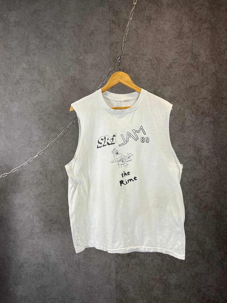 Hanes × Vintage Ski Jam 1989 made in USA vintage Hanes tank top Size US L / EU 52-54 / 3 - 1 Thumbnail