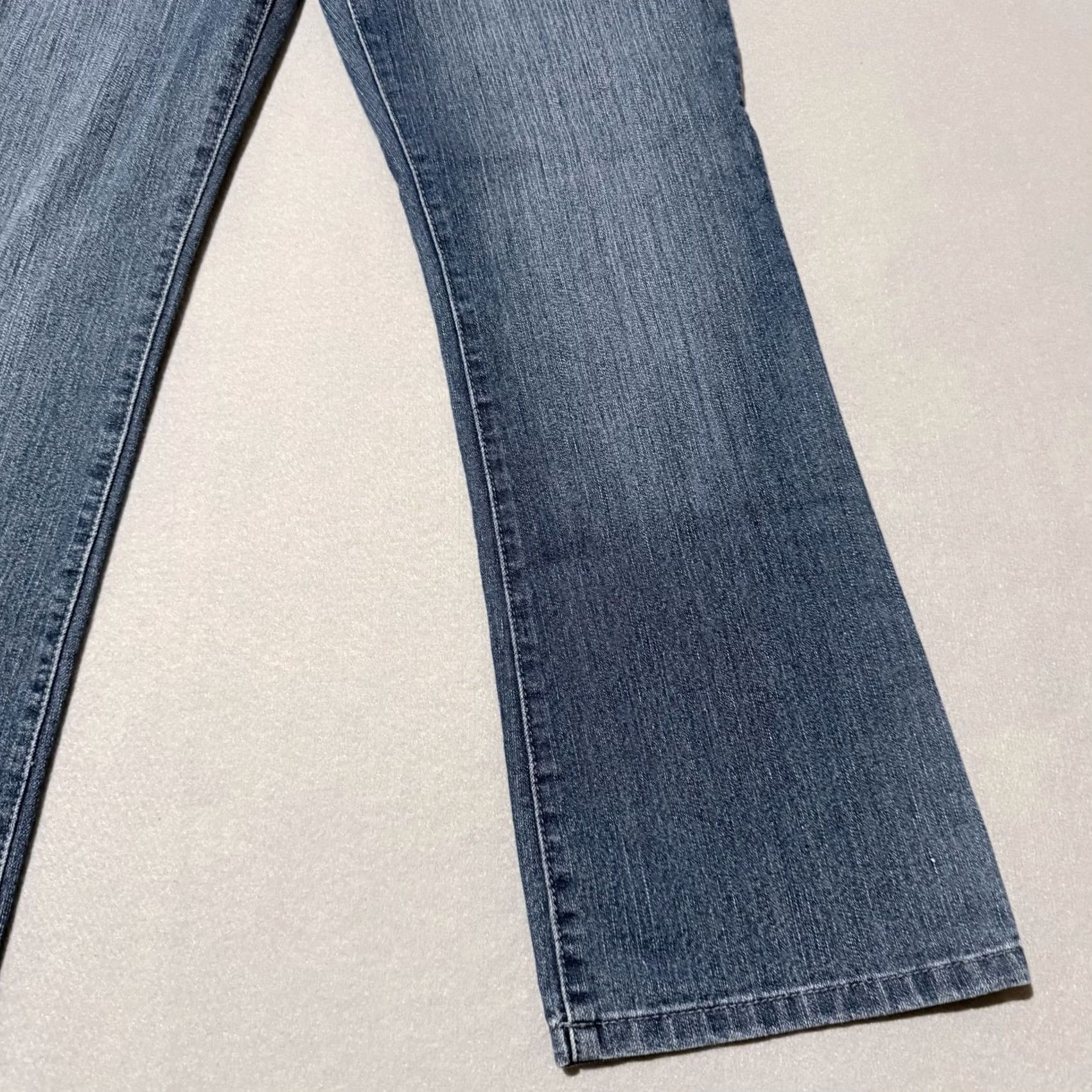 Gloria Vanderbilt Gloria Vanderbilt Jeans Women's Bootcut Blue 8P Denim Zip-Fly 5-Pocket Solid Mid Rise Vintage 90s Mens Womens Girls 8P Size 30" / US 8 / IT 44 - 4 Thumbnail