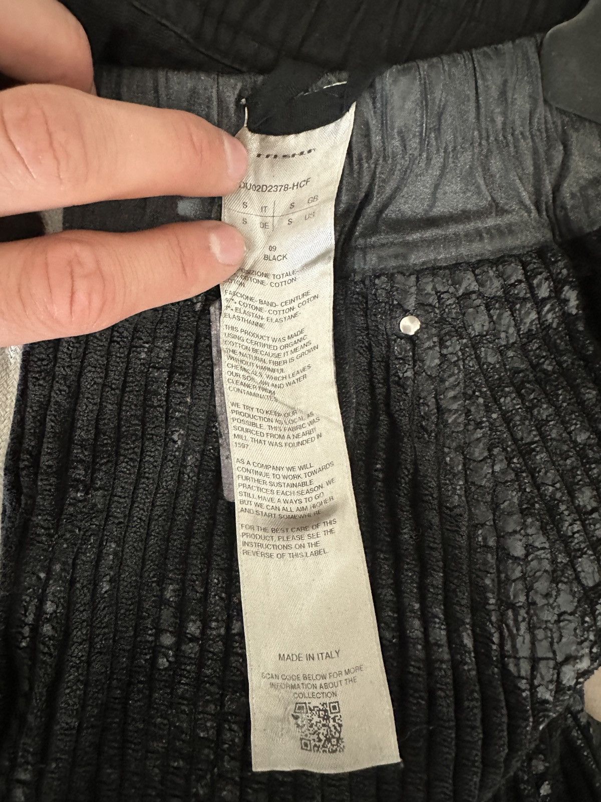 Rick Owens RICK OWENS DRKSHDW COATED CORDUROY BELA Size US 30 / EU 46 - 5 Thumbnail