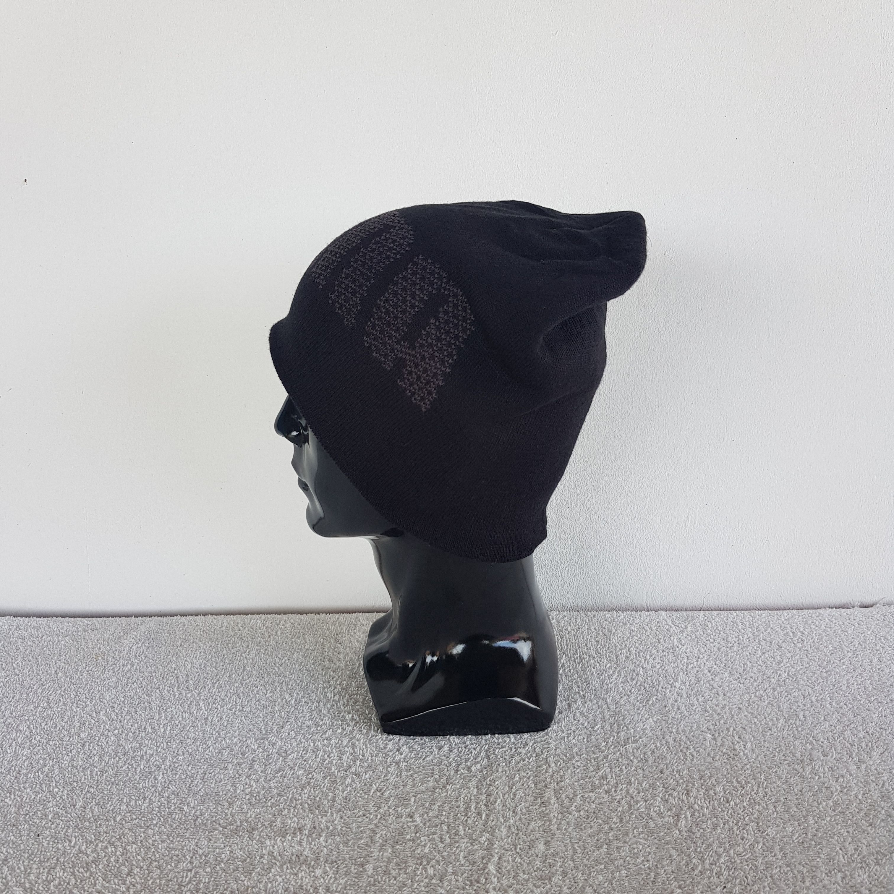 Puma Vintage Puma Beanie Fair Isle Ribbed Knit Snow Caps Hats. Size ONE SIZE - 4 Thumbnail