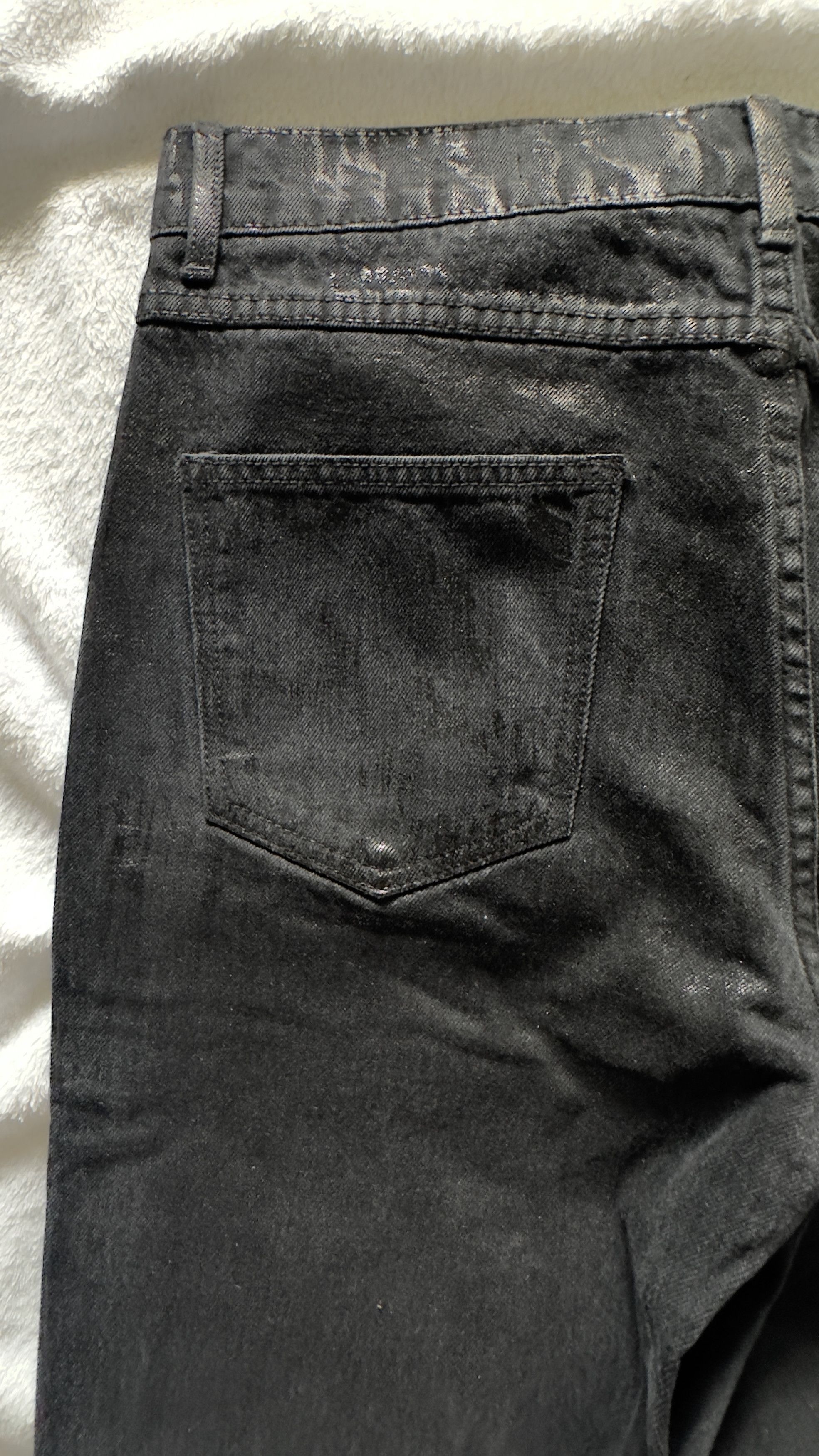 Japanese Brand Hedi slimane metallic painted jeans Size US 36 / EU 52 - 7 Thumbnail