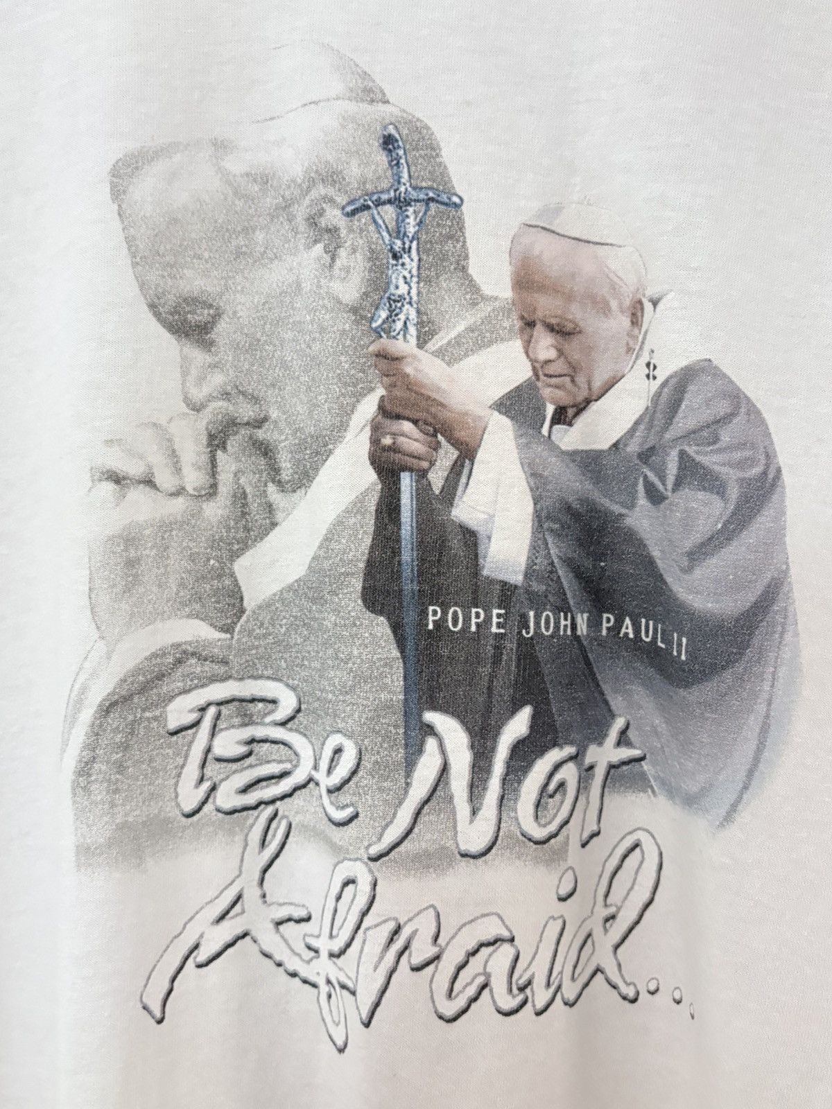 Vintage 00’s Pope Francis Vintage Tee Shirt Size US XL / EU 56 / 4 - 3 Thumbnail
