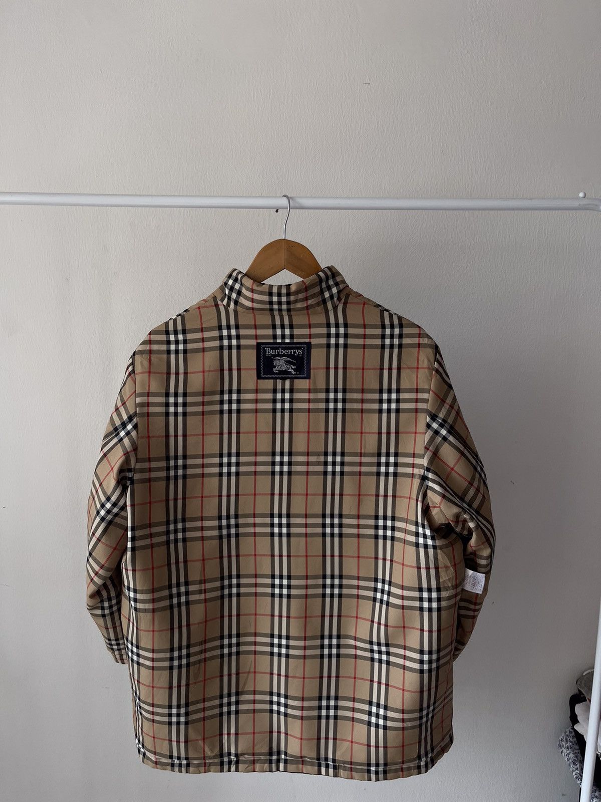 Burberry Vintage Burberry Nova Check Reversible Button Jacket Size US XL / EU 56 / 4 - 9 Thumbnail