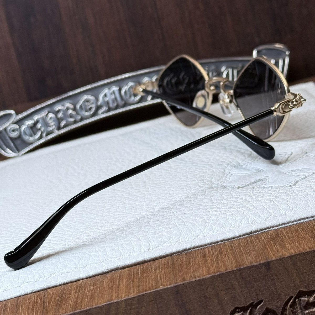 Chrome Hearts Chrome Hearts Diamond Dog Sunglasses Size ONE SIZE - 8 Thumbnail
