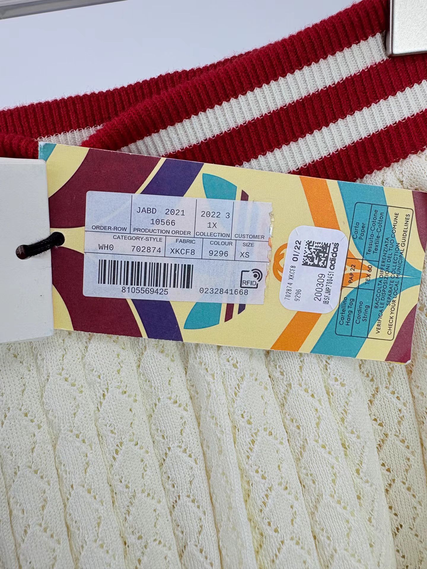 Gucci GUCCI × ADIDAS Clover Knitted Skirt with Silk Lining K1 Size 29" - 5 Thumbnail