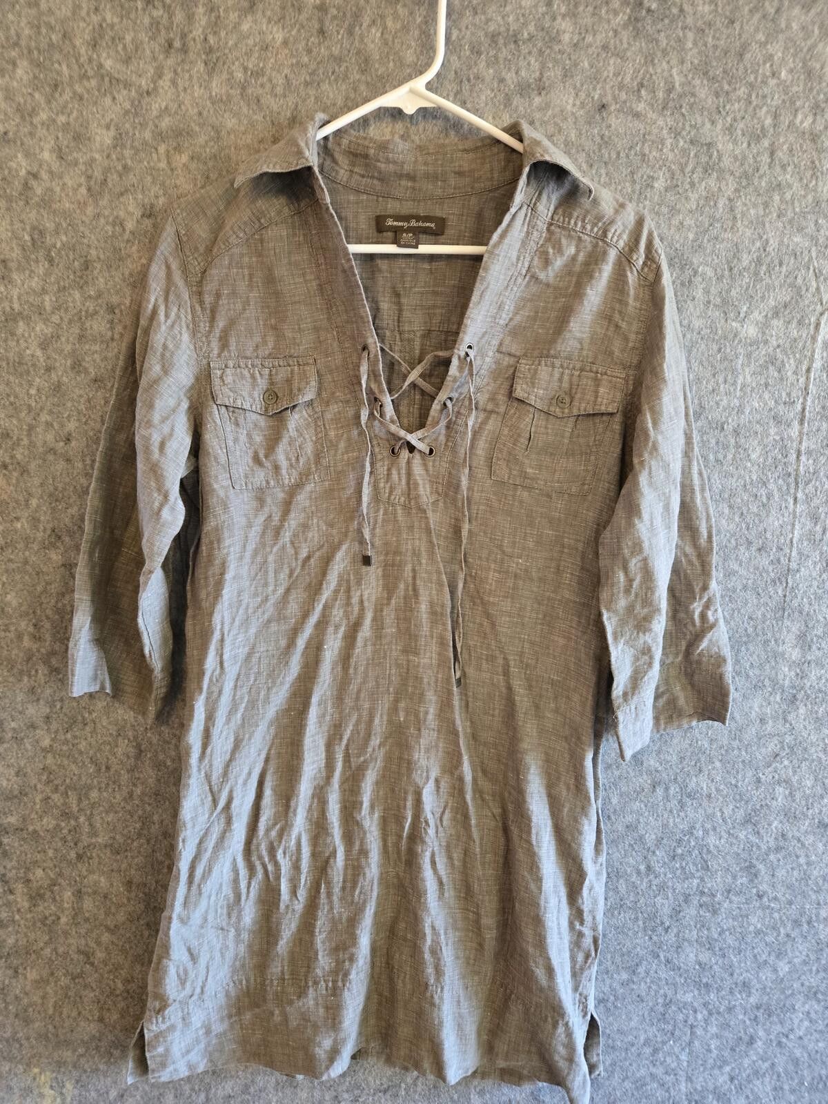 Tommy Bahama Tommy Bahamas S/P 100% Linen Dress Cottage Beach Vacay Boho Size S / US 4 / IT 40 - 1 Thumbnail