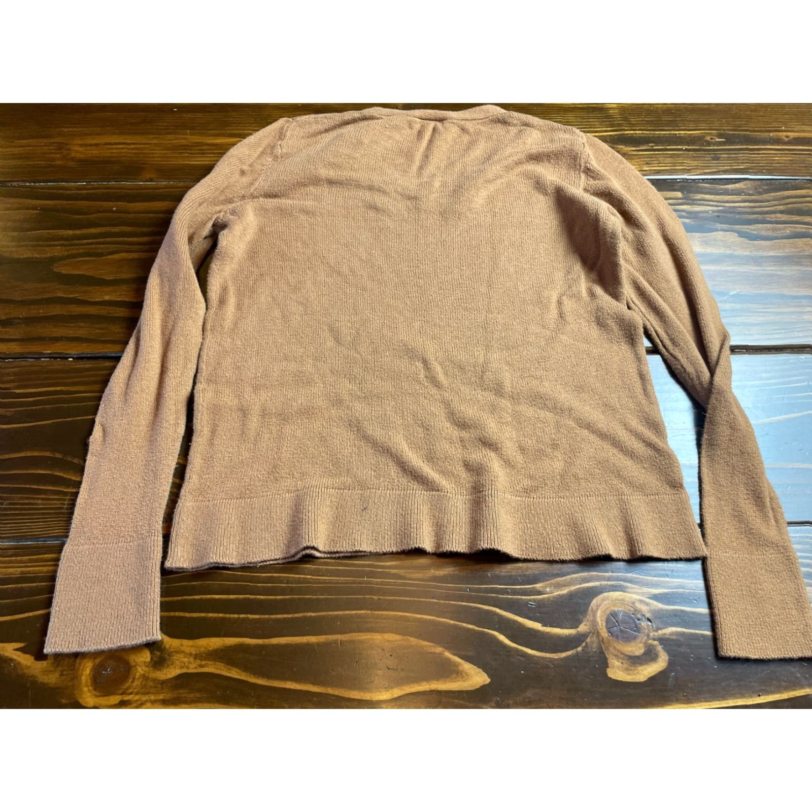 Ann Taylor Ann Taylor Sweater Women's Size Medium Brown Pullover Casual Knit Round Neck Regular Pullover 3-4 Seasons Womens Size M / US 6-8 / IT 42-44 - 2 Thumbnail