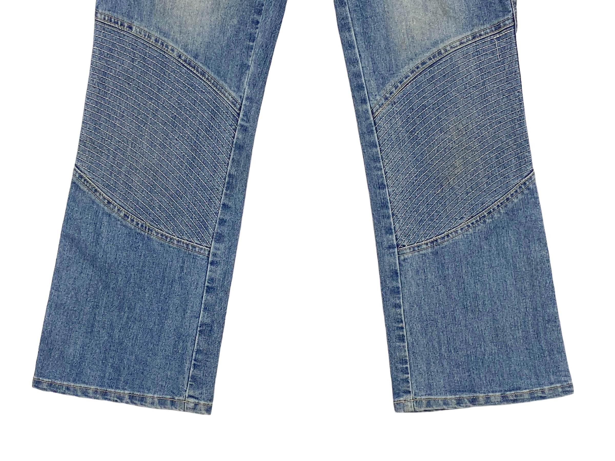 Japanese Brand ASK II Hip Hop Skateboard Jeans Cargo Baggy Jeans Size US 28 / EU 44 - 5 Thumbnail