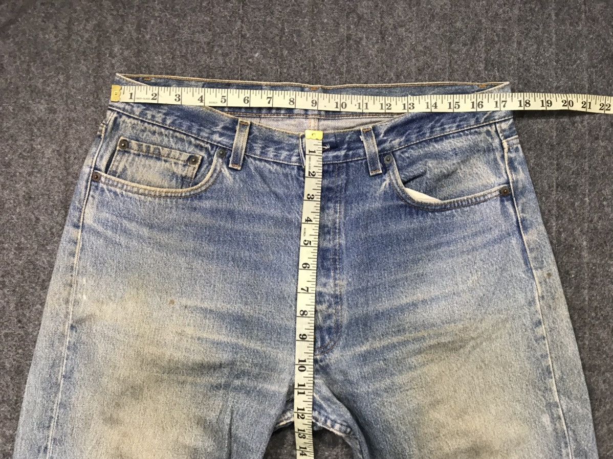 Levi's Vintage Clothing Levi's 80s Lot 501 Buttonfly Indigo Denim Beauty Fade Jeans Size US 35 - 12 Thumbnail