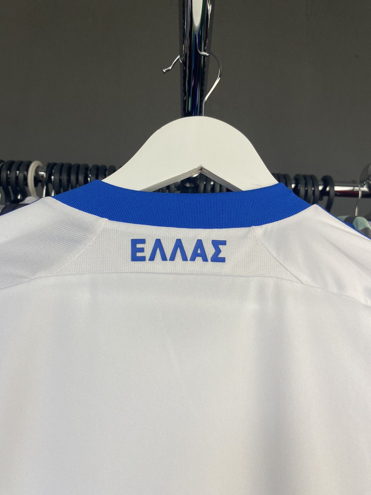 Adidas 2010/12 GREECE HOME SOCCER FOOTBALL JERSEY SHIRT Size US L / EU 52-54 / 3 - 8 Thumbnail